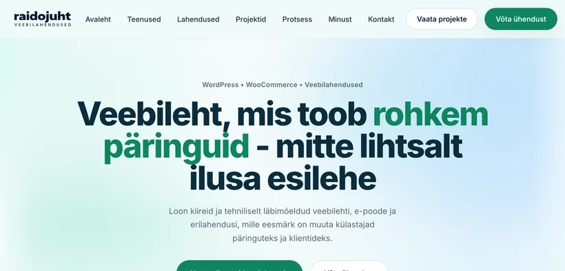 raidojuht.ee avaleht